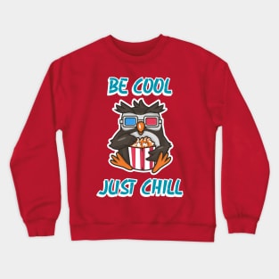 Be cool owl design Crewneck Sweatshirt